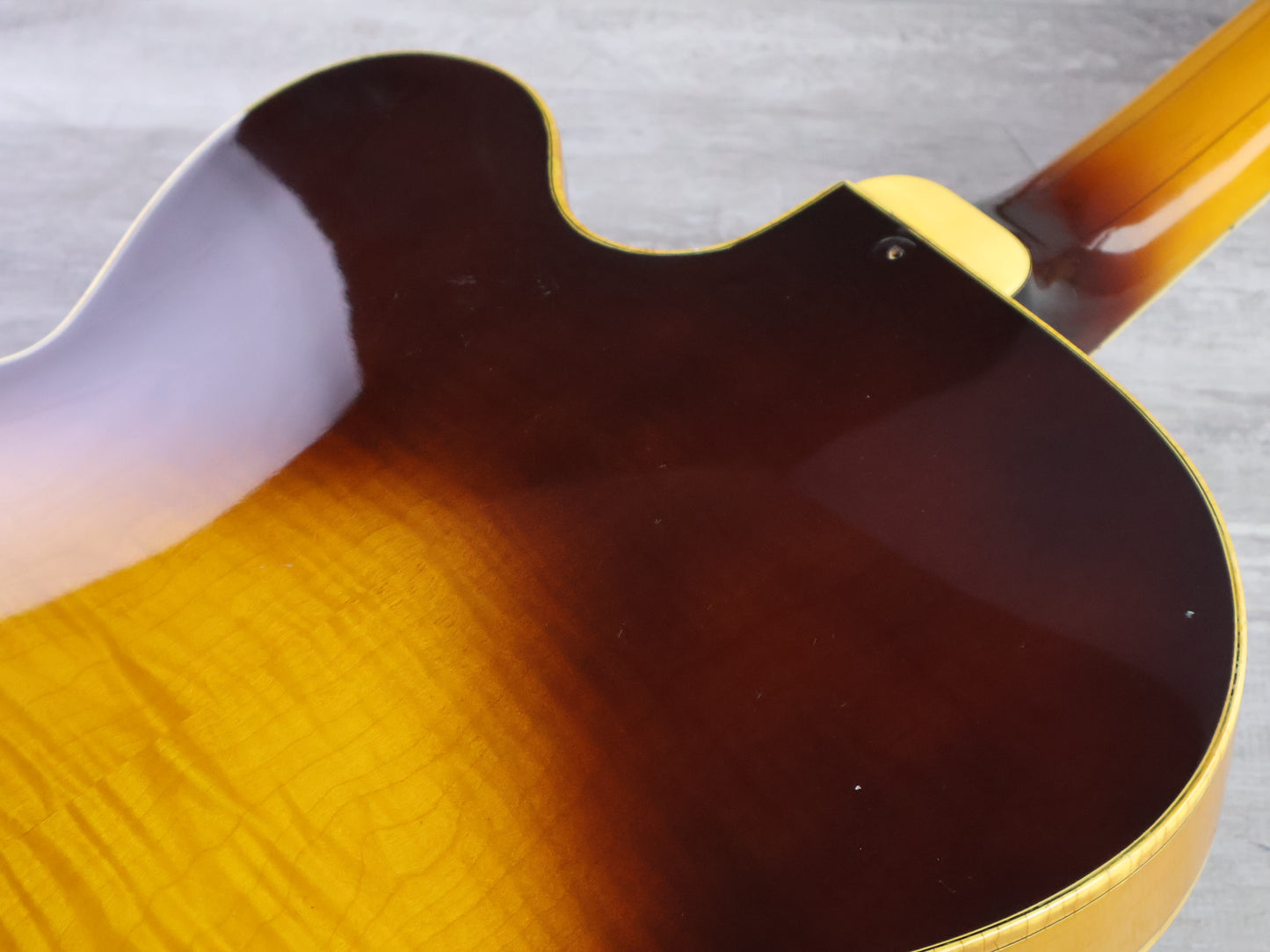 1976 Greco Japan BR-110 Byrdland Hollowbody (Brown Sunburst)