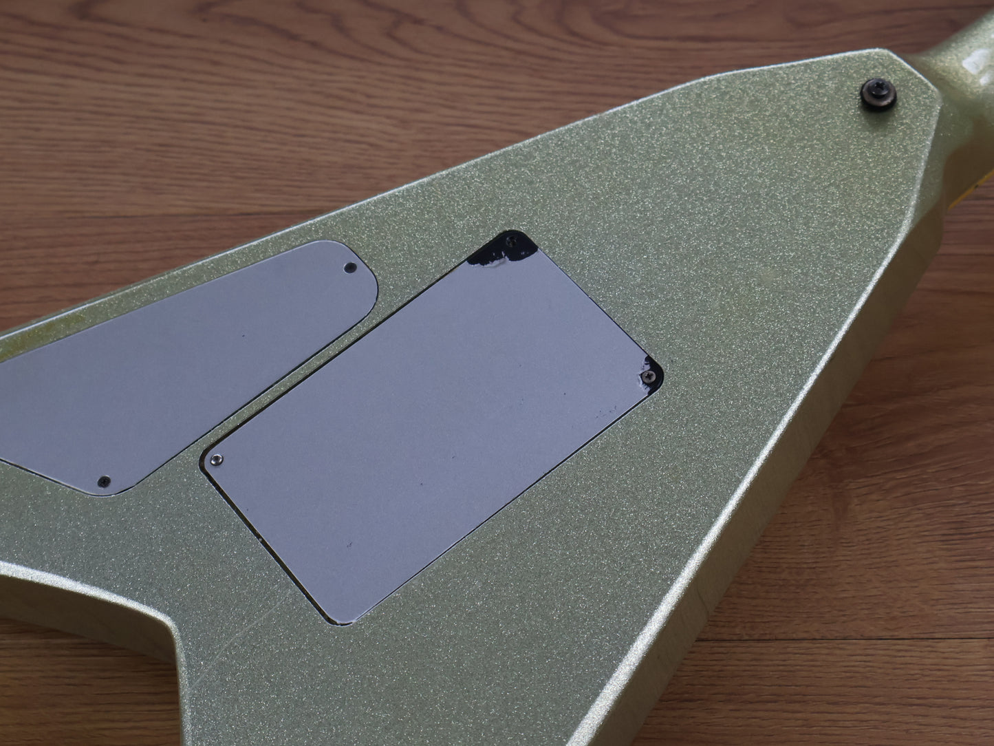 1990's Grover Jackson KV.D-120 King V Flying V (Silver Sparkle)