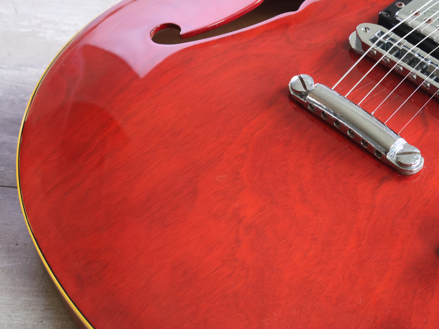 1980 Yamaha Japan SA-1000 ES-335 Semi-Hollowbody (Persimmon Red)