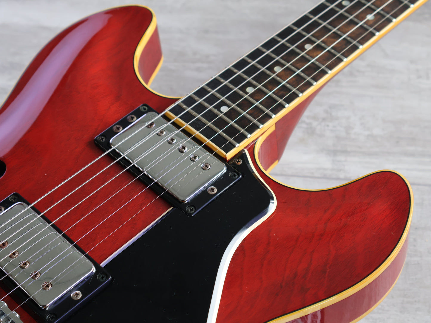 1980 Yamaha Japan SA-1000 ES-335 Semi-Hollowbody (Persimmon Red)