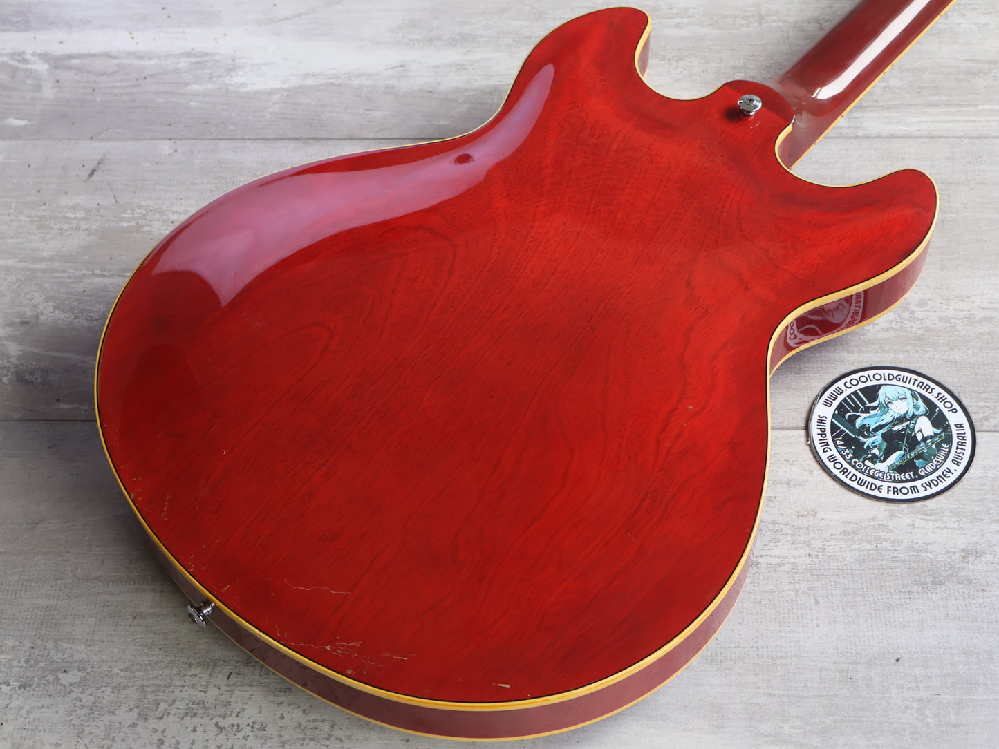 1980 Yamaha Japan SA-1000 ES-335 Semi-Hollowbody (Persimmon Red)