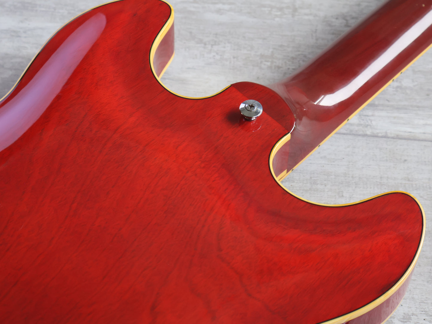1980 Yamaha Japan SA-1000 ES-335 Semi-Hollowbody (Persimmon Red)
