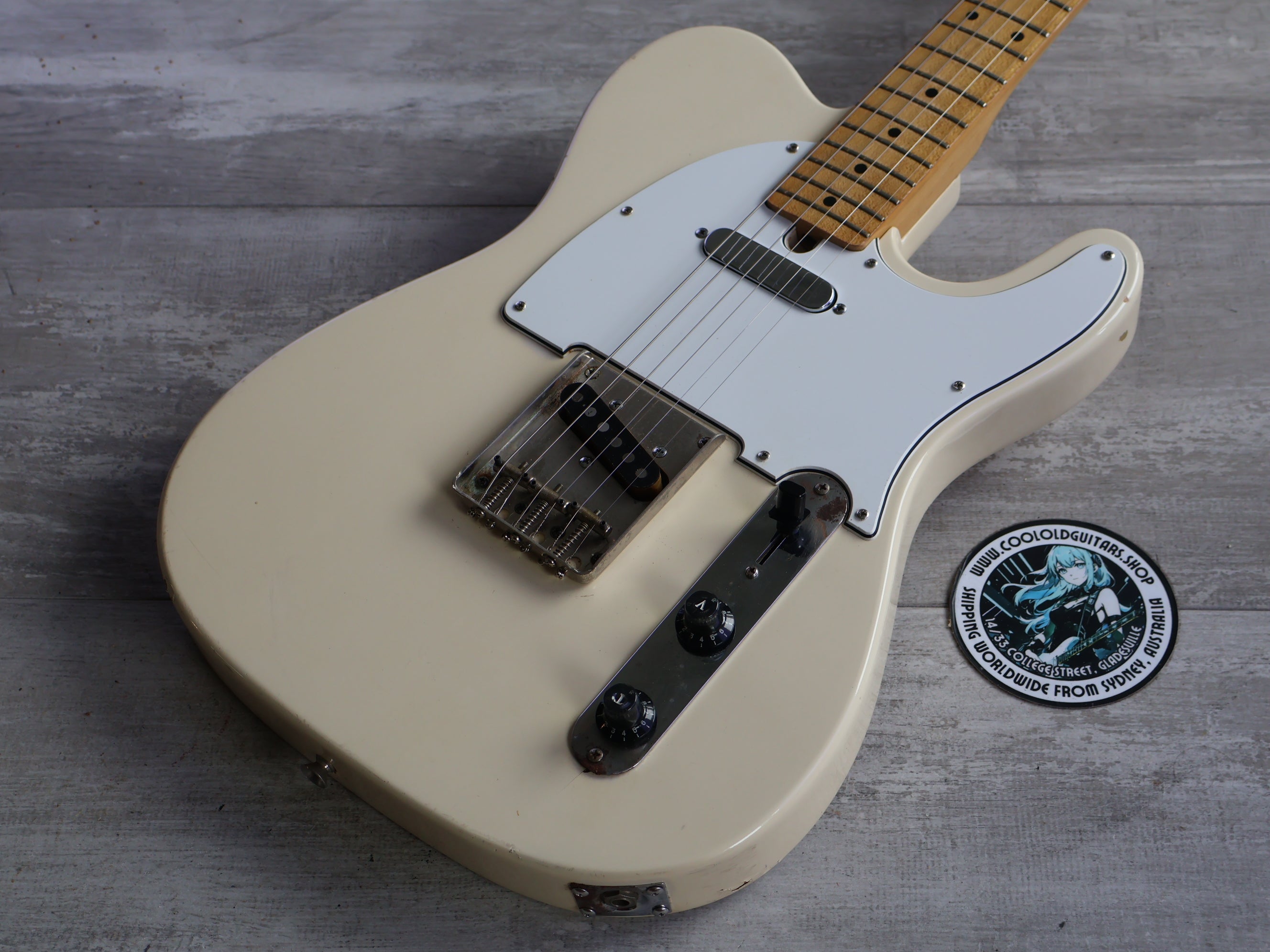 1973 Greco Japan TE-280 Vintage Telecaster (Aged White) – Cool Old
