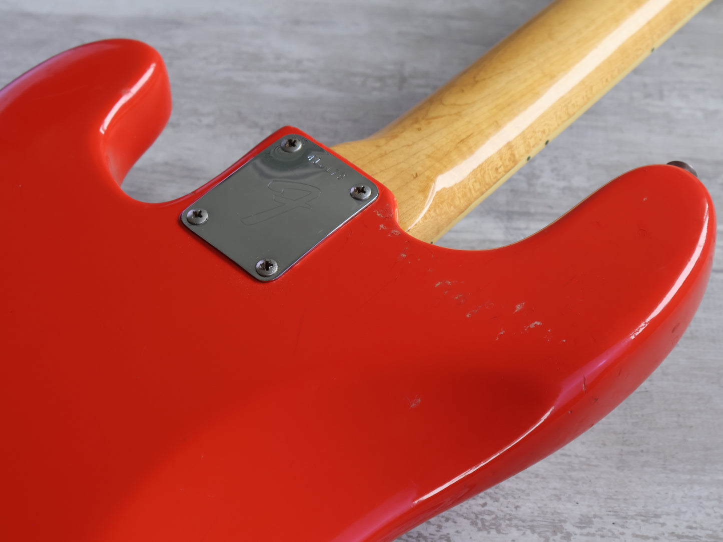 1973 Fender USA Jazz Bass Neck/Precision Bass (Fiesta Red)