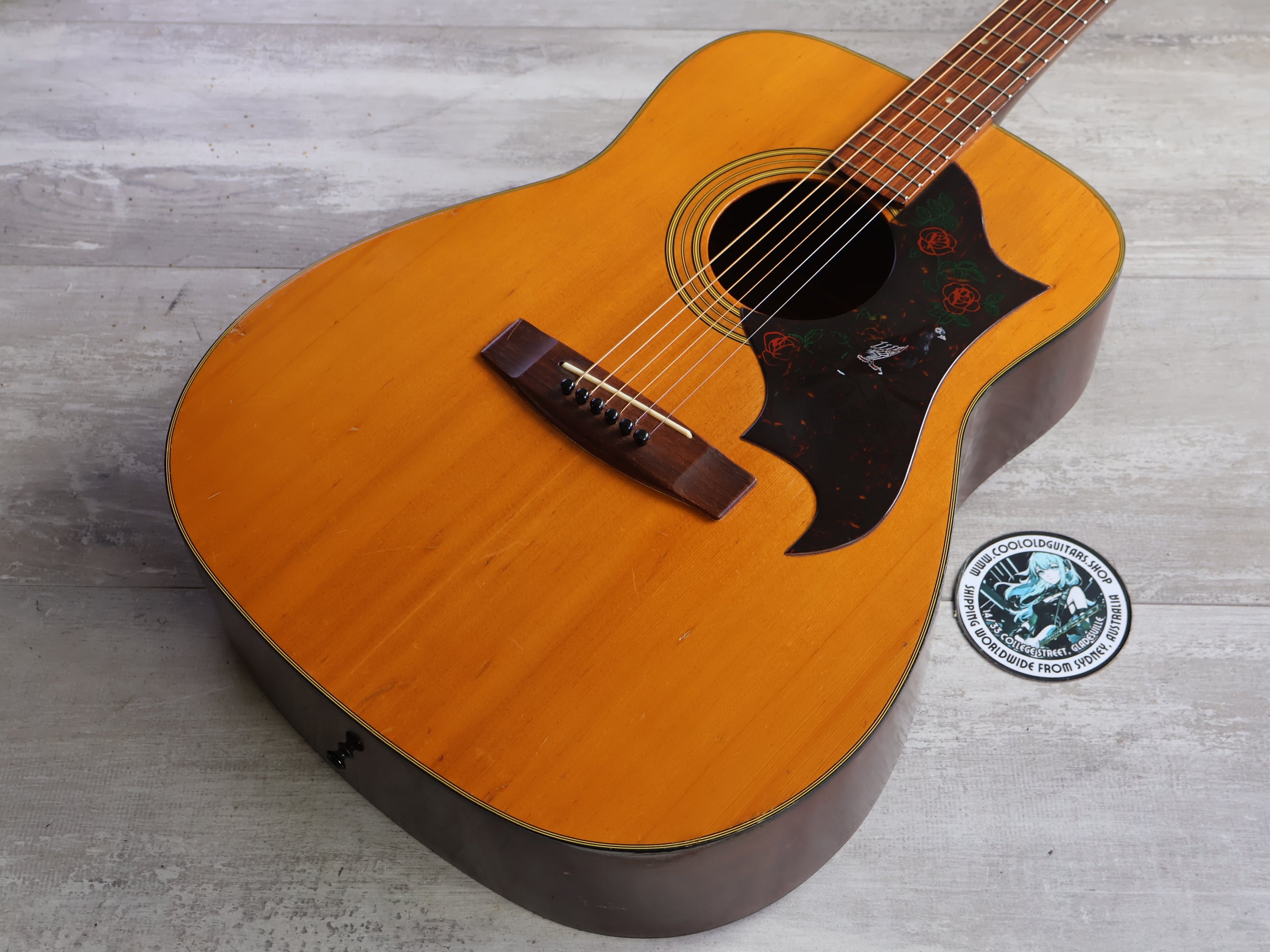 1970's Yamaha Japan FG-160 Folk Acoustic Guitar (Dove) – Cool Old