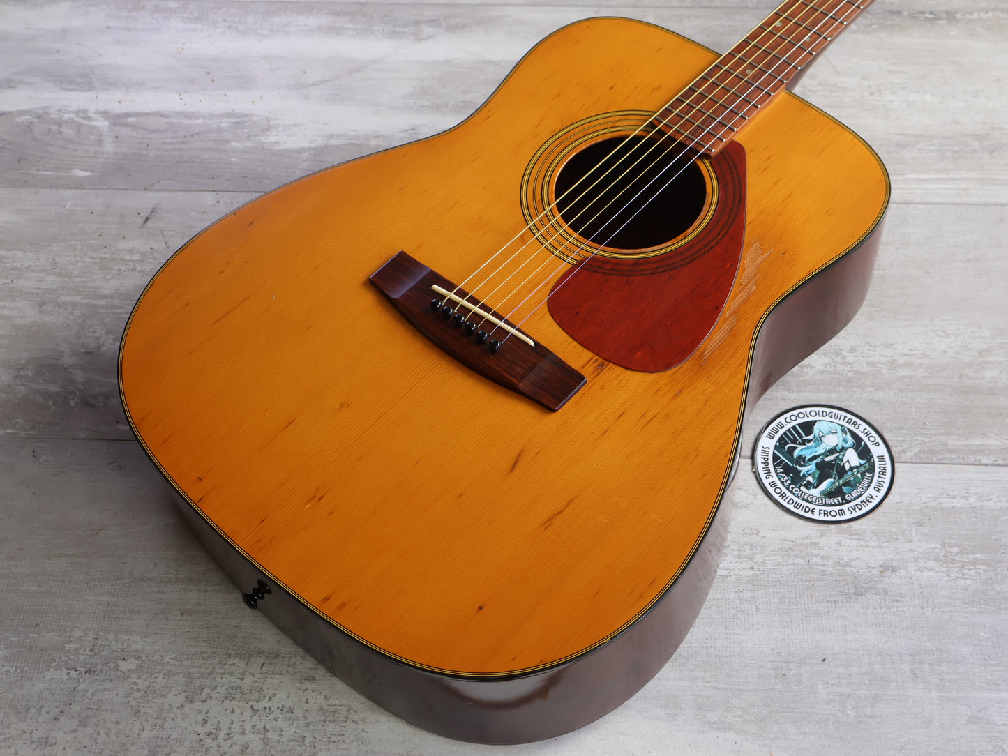 1970's Yamaha Japan FG-160 Folk Acoustic Guitar