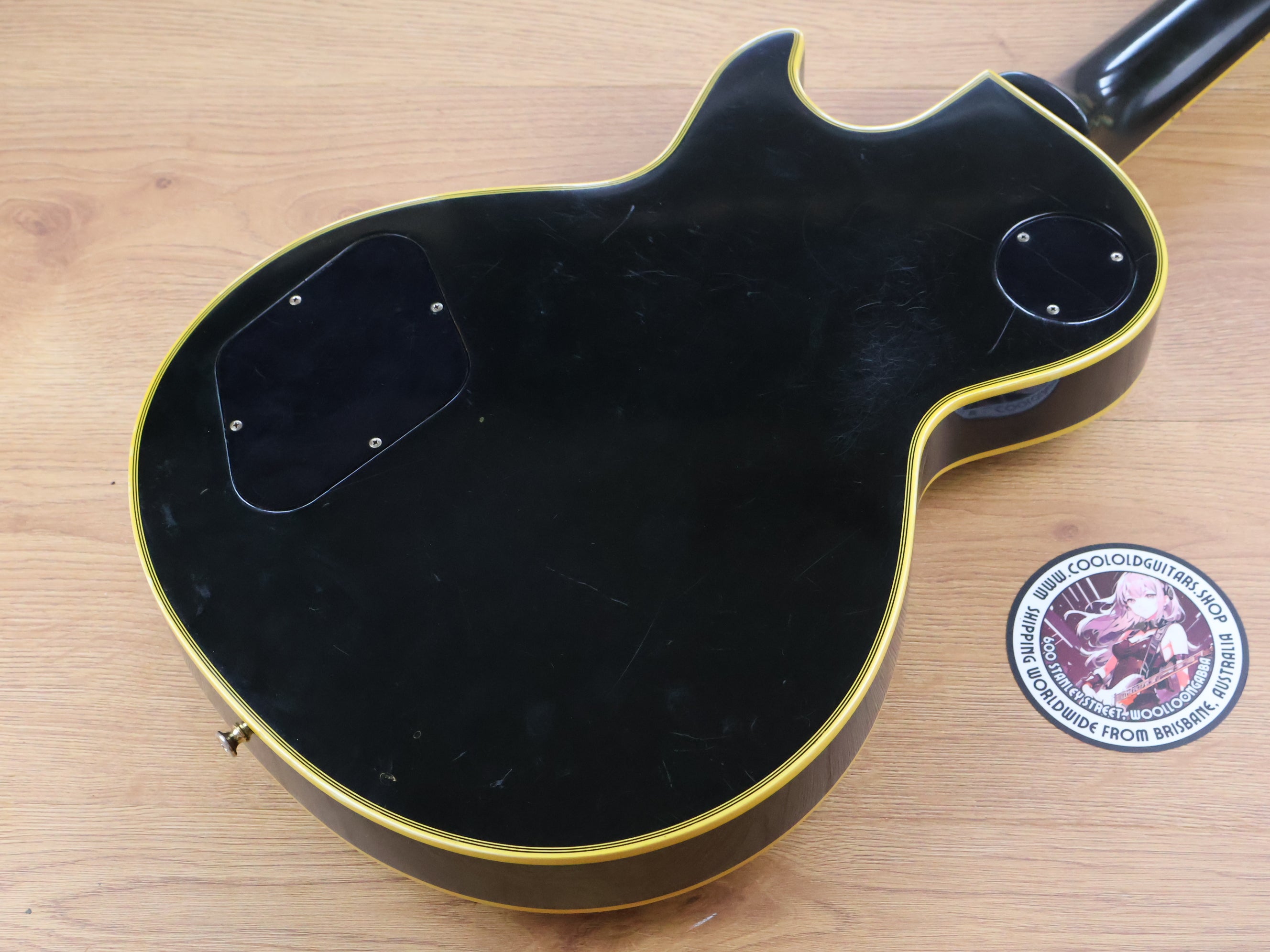 2005 Edwards Japan E-LP-113LTC Les Paul Custom (Ebony) – Cool Old