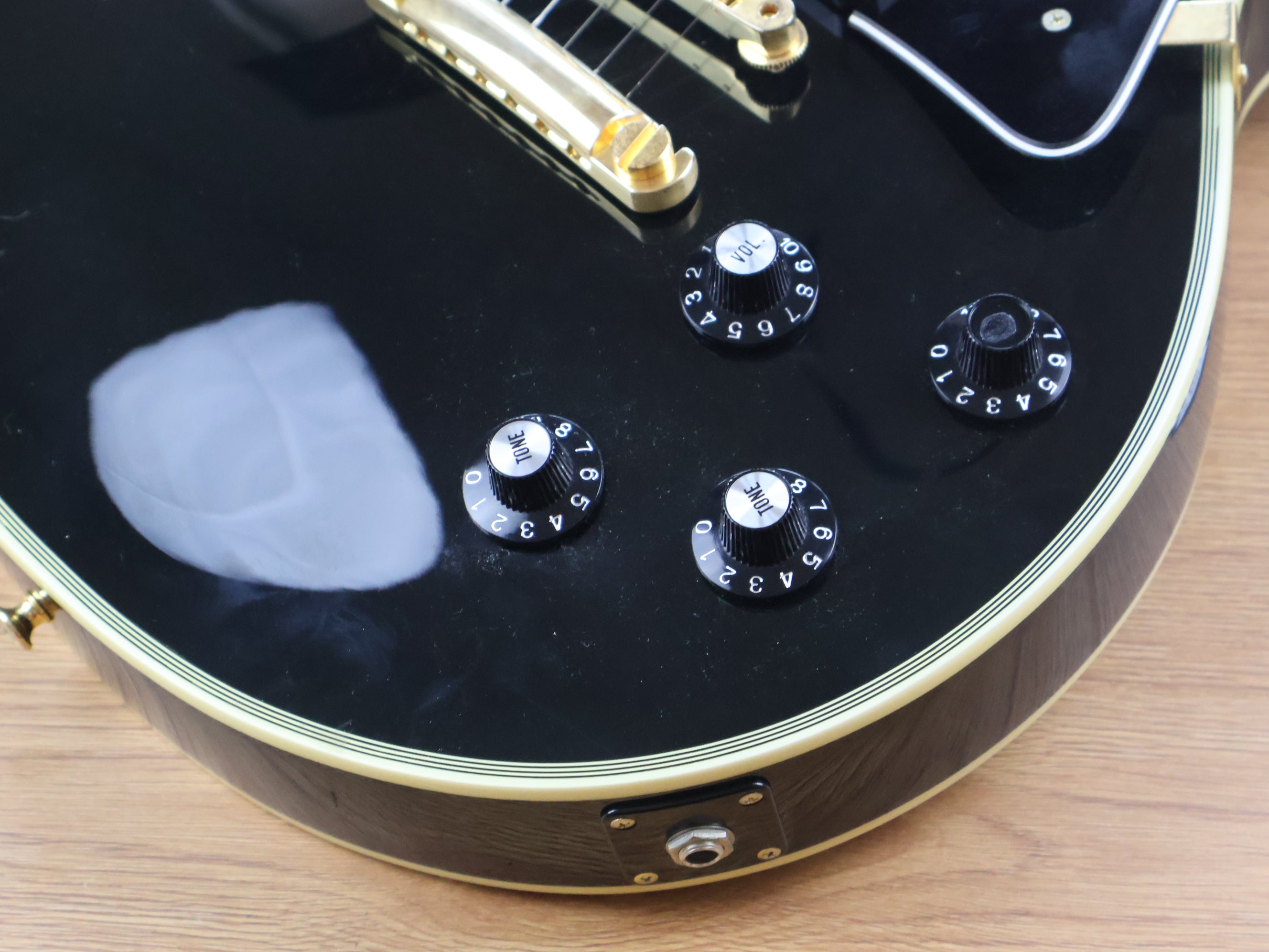 2008 Edwards Japan E-LP-130CD/P Les Paul Custom w/P90's (Ebony