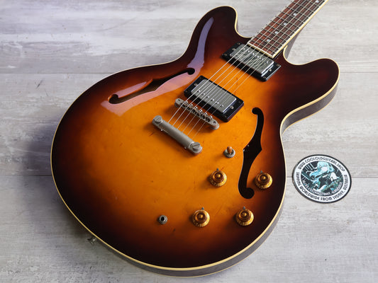 1978 Navigator (by ESP Japan) SA-80 ES-335 Semi Hollowbody (Sunburst)