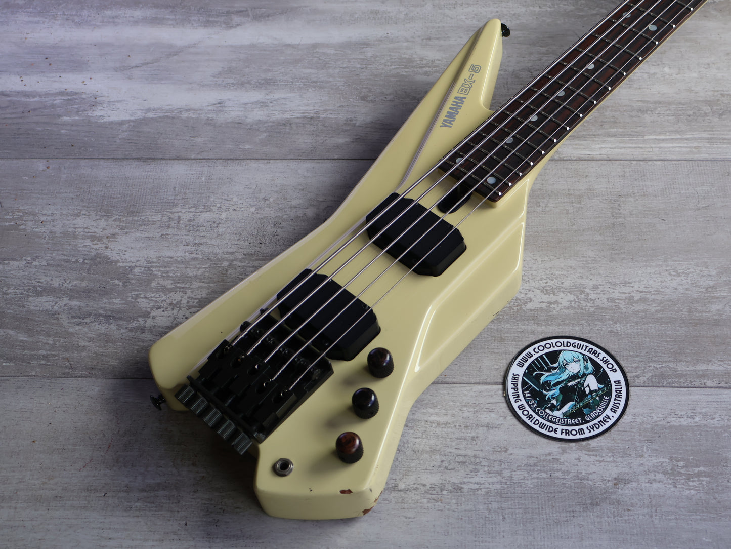1990's Yamaha BX-5 Headless 5-String Neckthrough Bass (White)