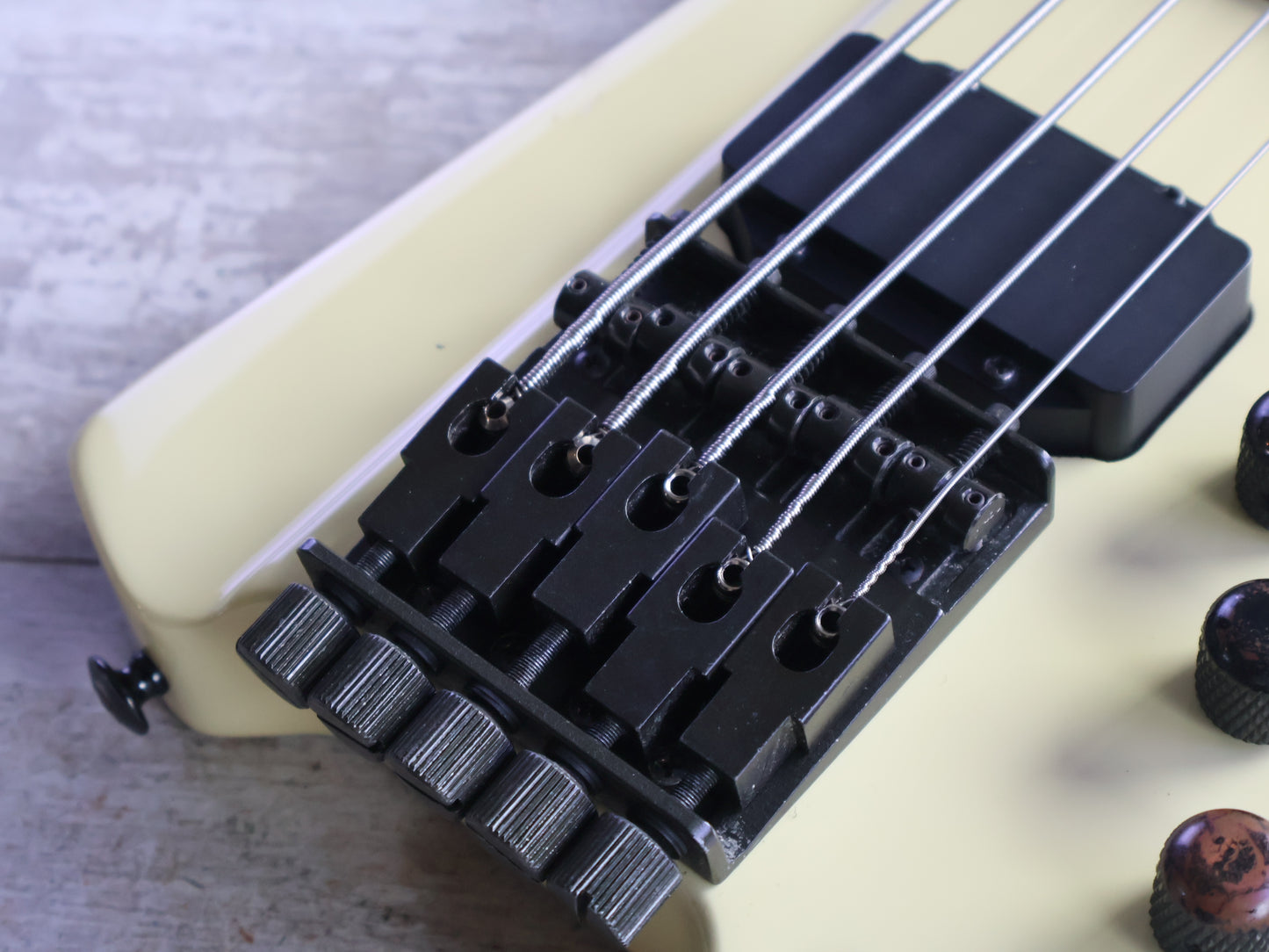1990's Yamaha BX-5 Headless 5-String Neckthrough Bass (White)