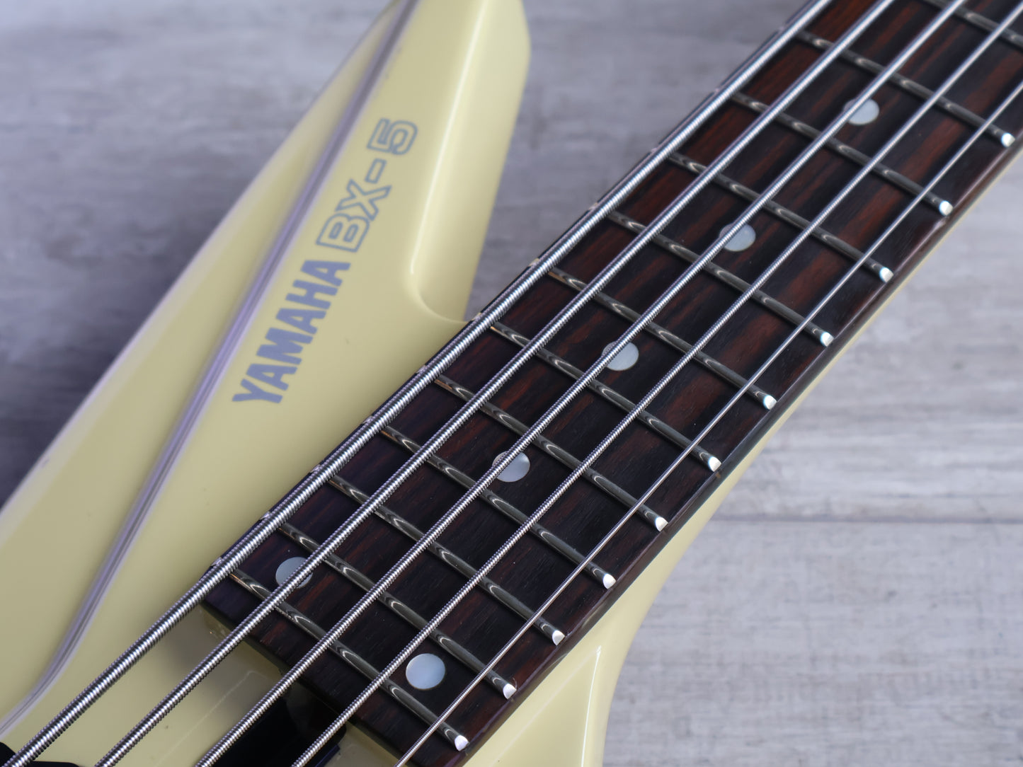 1990's Yamaha BX-5 Headless 5-String Neckthrough Bass (White)