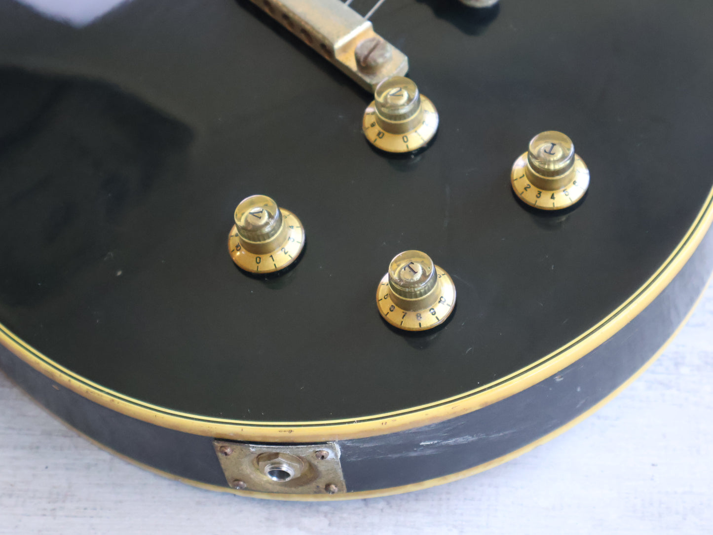 1973 Pearl Japan PE-2162 Les Paul Custom (Black)