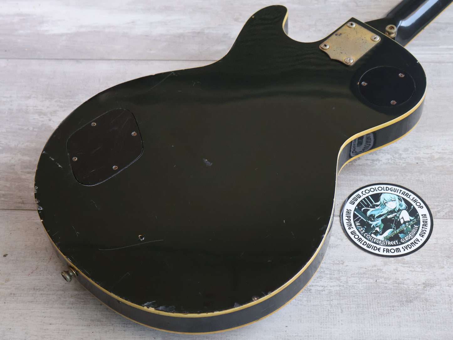 1973 Pearl Japan PE-2162 Les Paul Custom (Black)