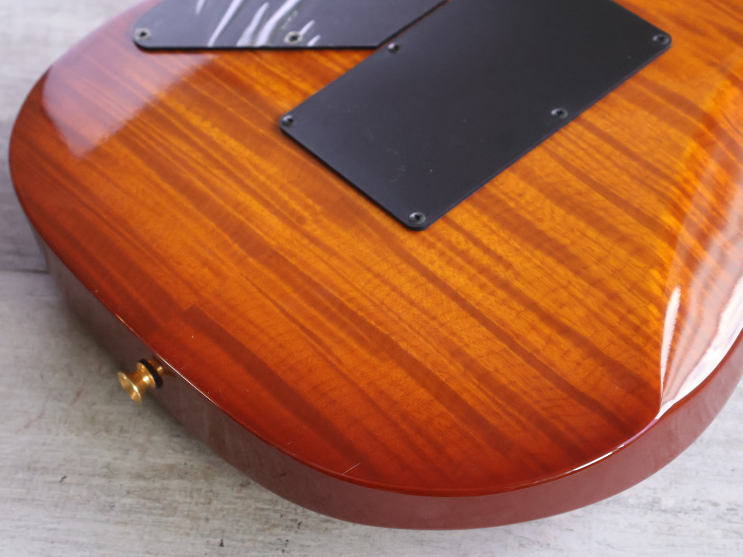 1996 Ibanez Japan RG380F HSH Superstrat (Amber Sunburst)