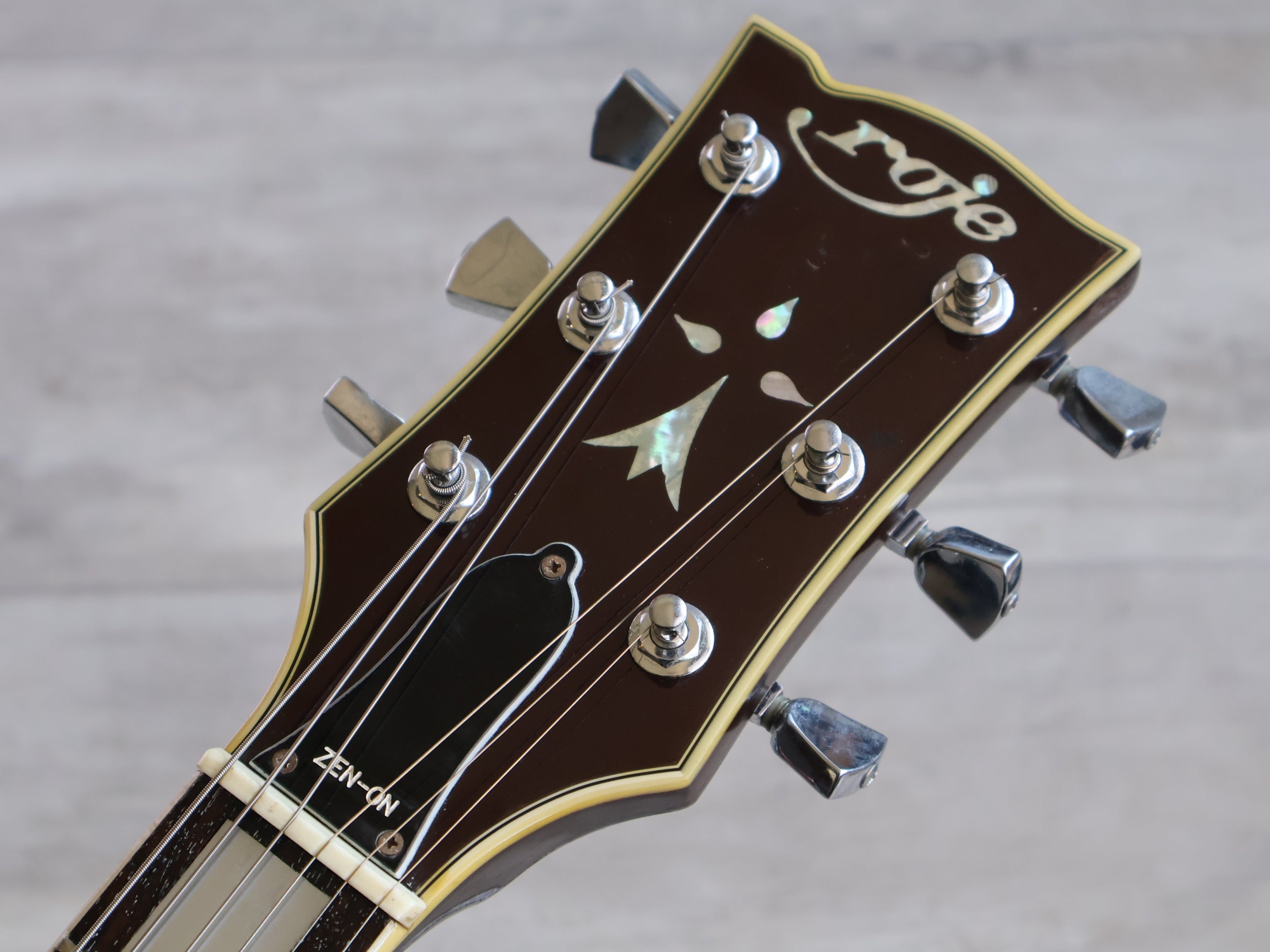 1970's Roje (Zen-On) Japan Les Paul Custom (Brown) – Cool Old Guitars