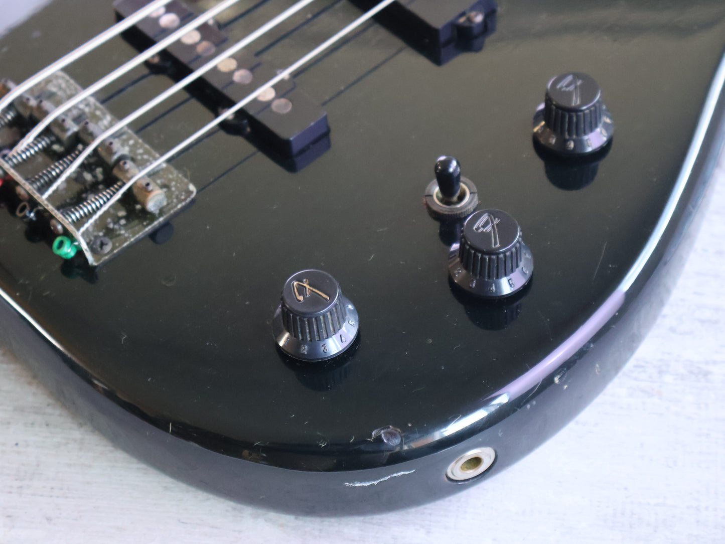 1986 Fender Japan "Jazz Bass Special" Duff McKagen Bass (Black)