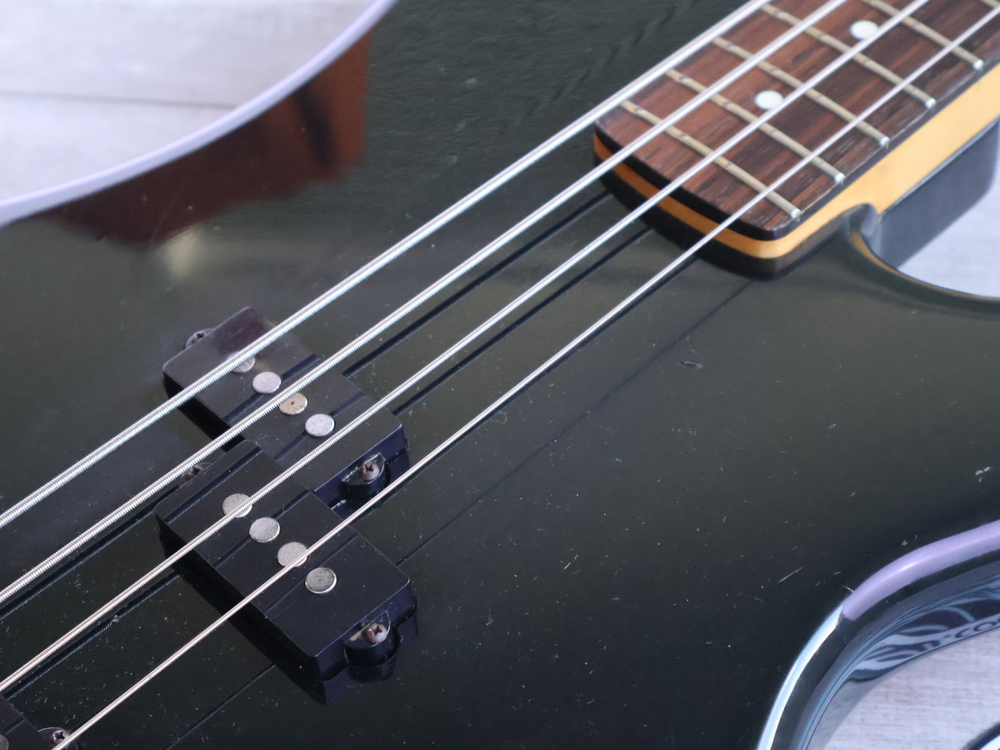 1986 Fender Japan "Jazz Bass Special" Duff McKagen Bass (Black)