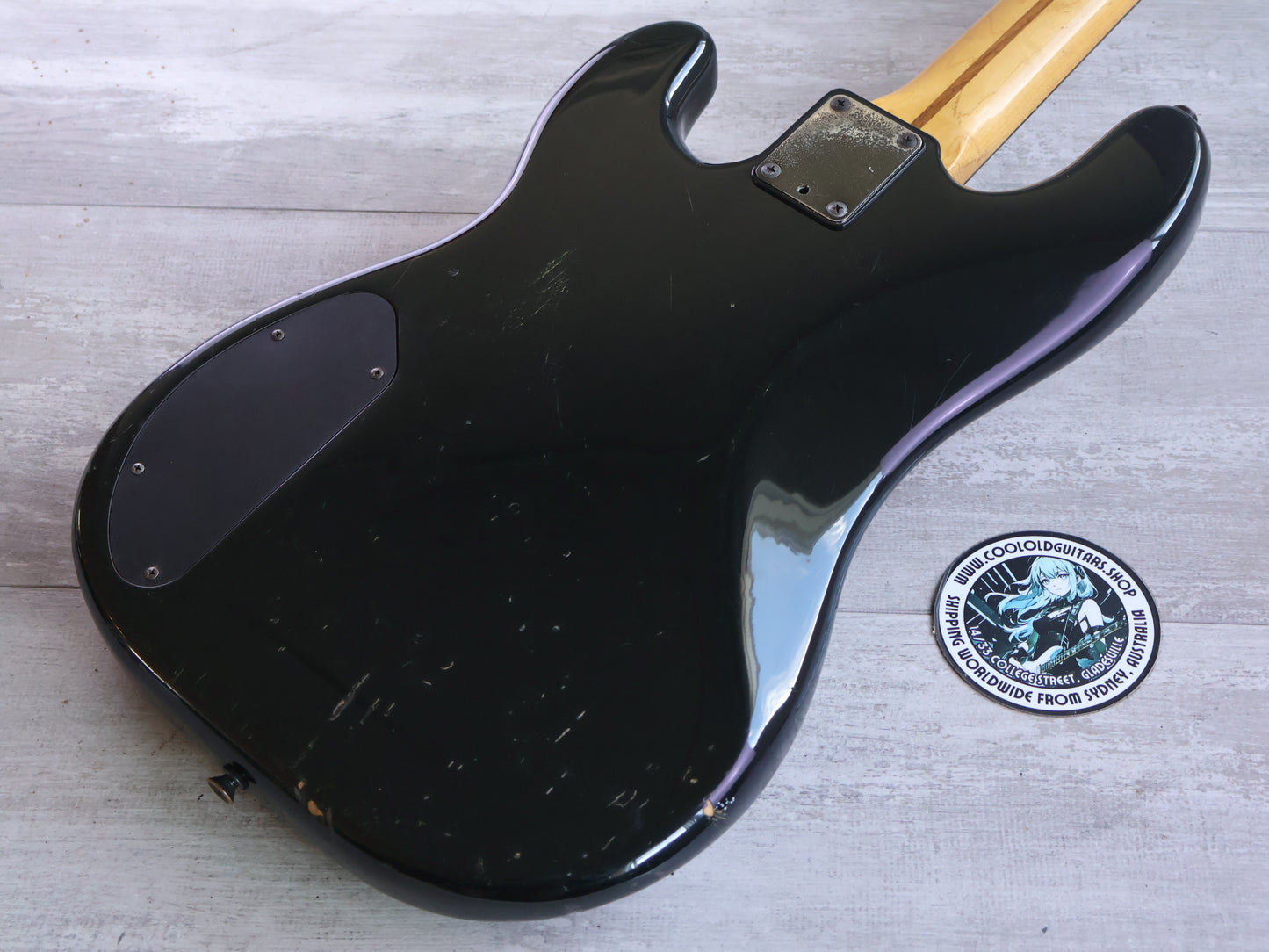 1986 Fender Japan "Jazz Bass Special" Duff McKagen Bass (Black)