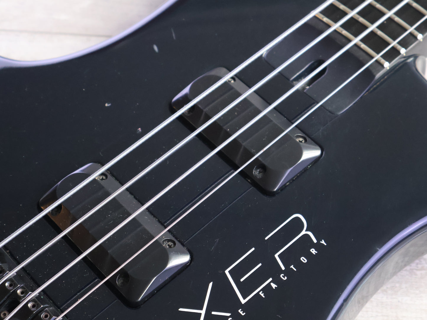 1990's Fixer Japan "Poor House Factory" Kubicki Style Bass (Black)