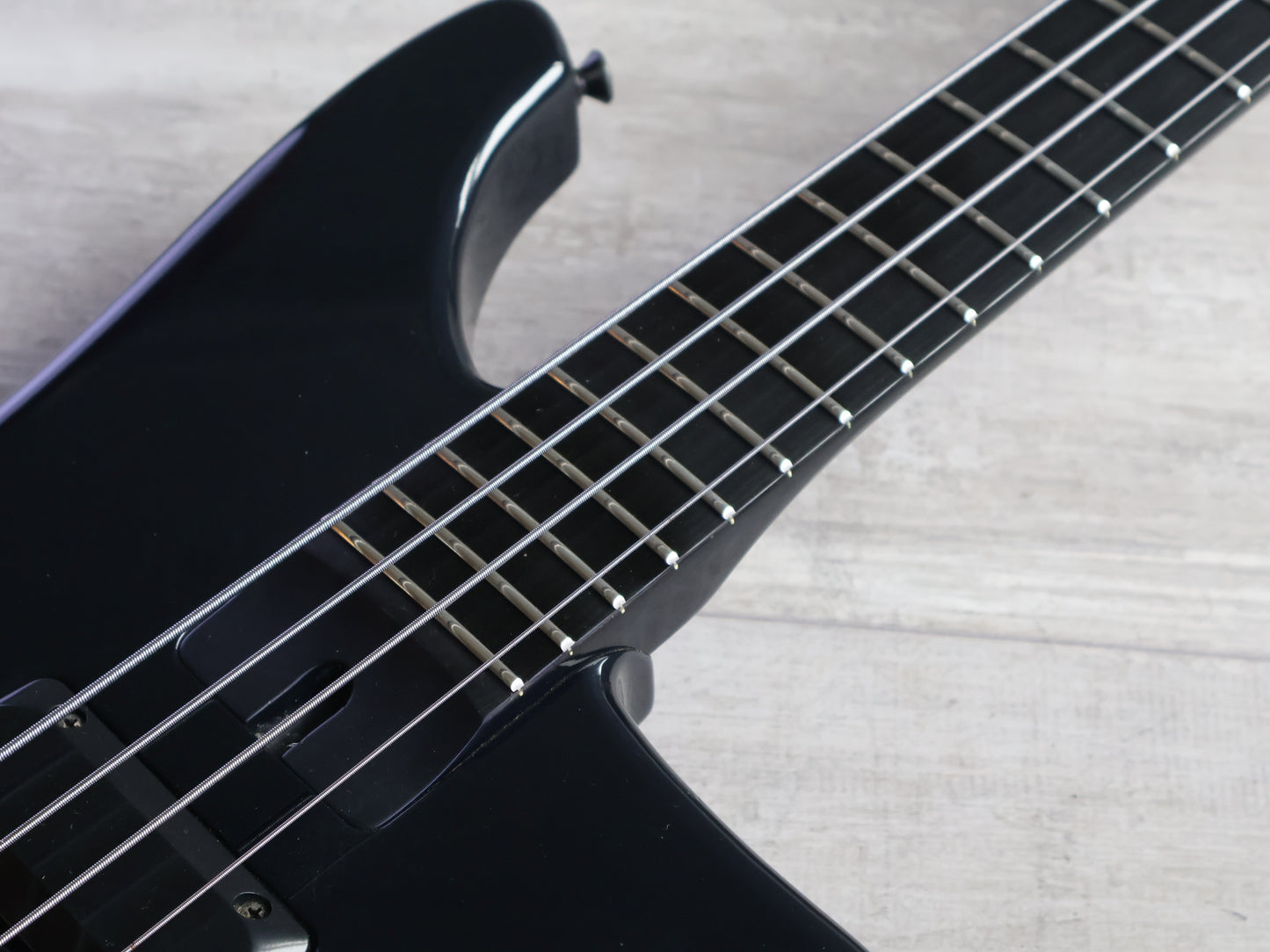 1990's Fixer Japan "Poor House Factory" Kubicki Style Bass (Black)