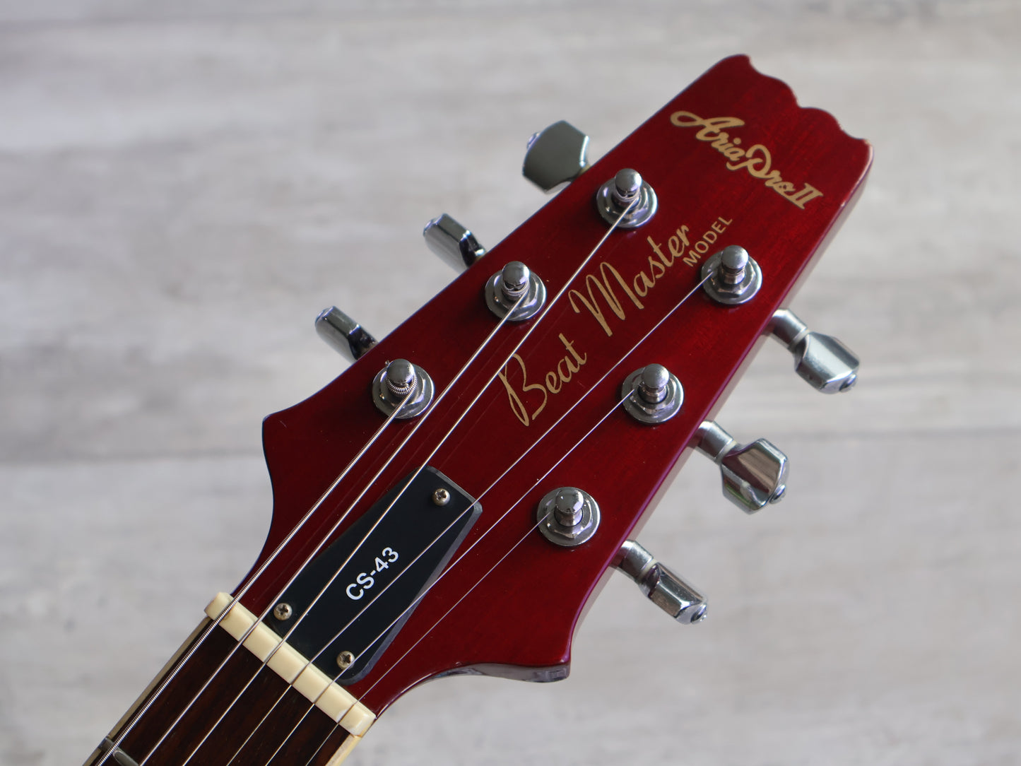 1989 Aria Pro II CS-43 Beat Master (Cherry Red)