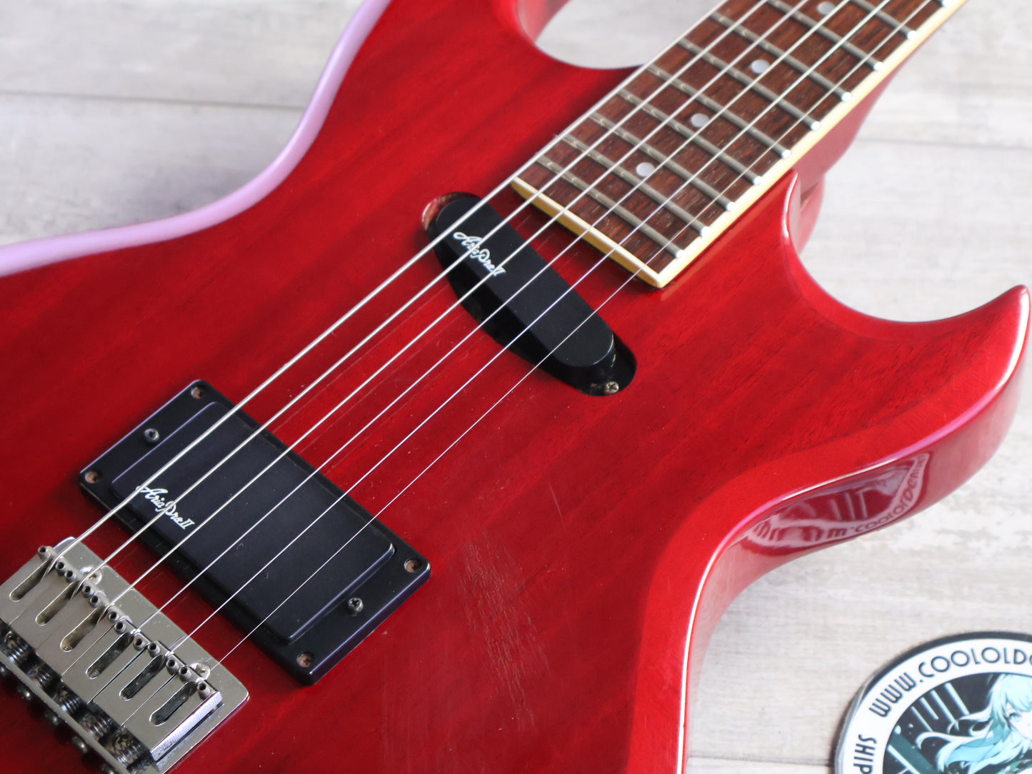 1989 Aria Pro II CS-43 Beat Master (Cherry Red)