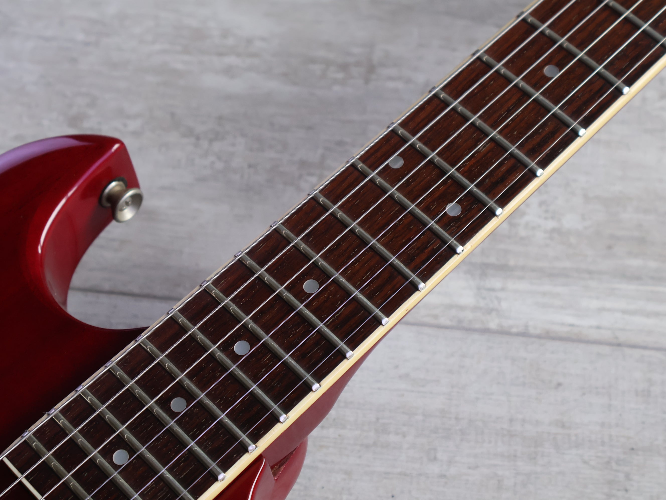 1989 Aria Pro II CS-43 Beat Master (Cherry Red) – Cool Old Guitars