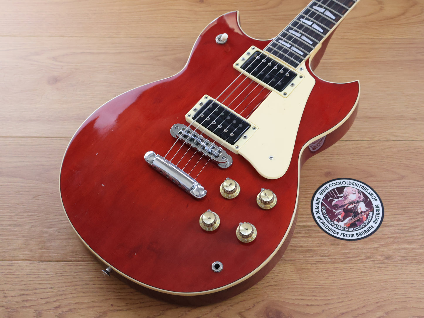 1980 Yamaha Japan SG-800 Double Cutaway (Persimmon Red)
