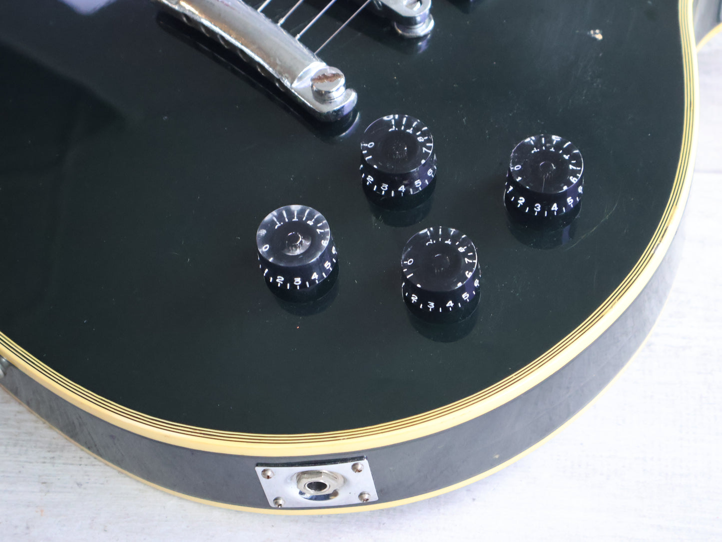 1974 Greco Japan EG-380B Les Paul Custom (Ebony)
