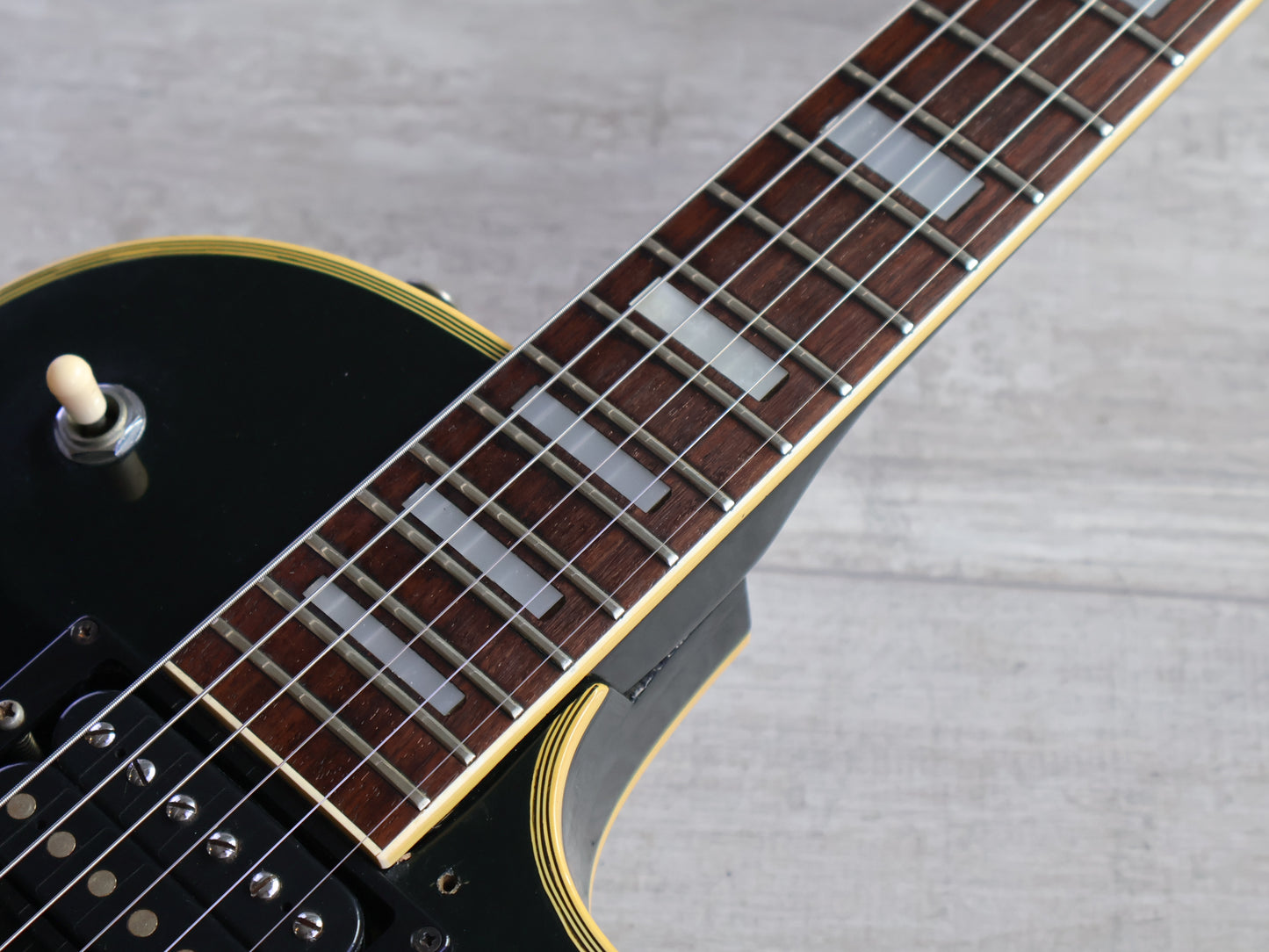 1974 Greco Japan EG-380B Les Paul Custom (Ebony)