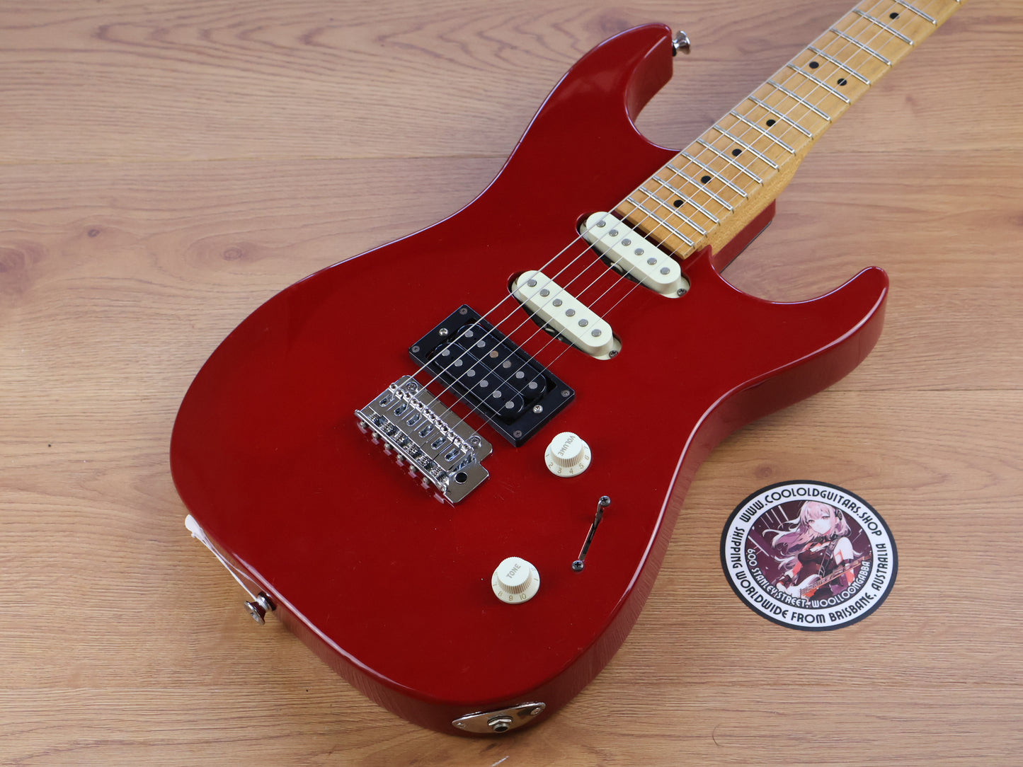 1990's Charvel Japan MyG HSS Superstrat (Red)