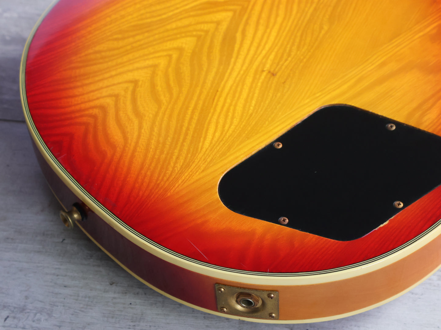 1977 Greco Japan EG-600R LH Left Handed Les Paul Custom (Cherry Sunburst)