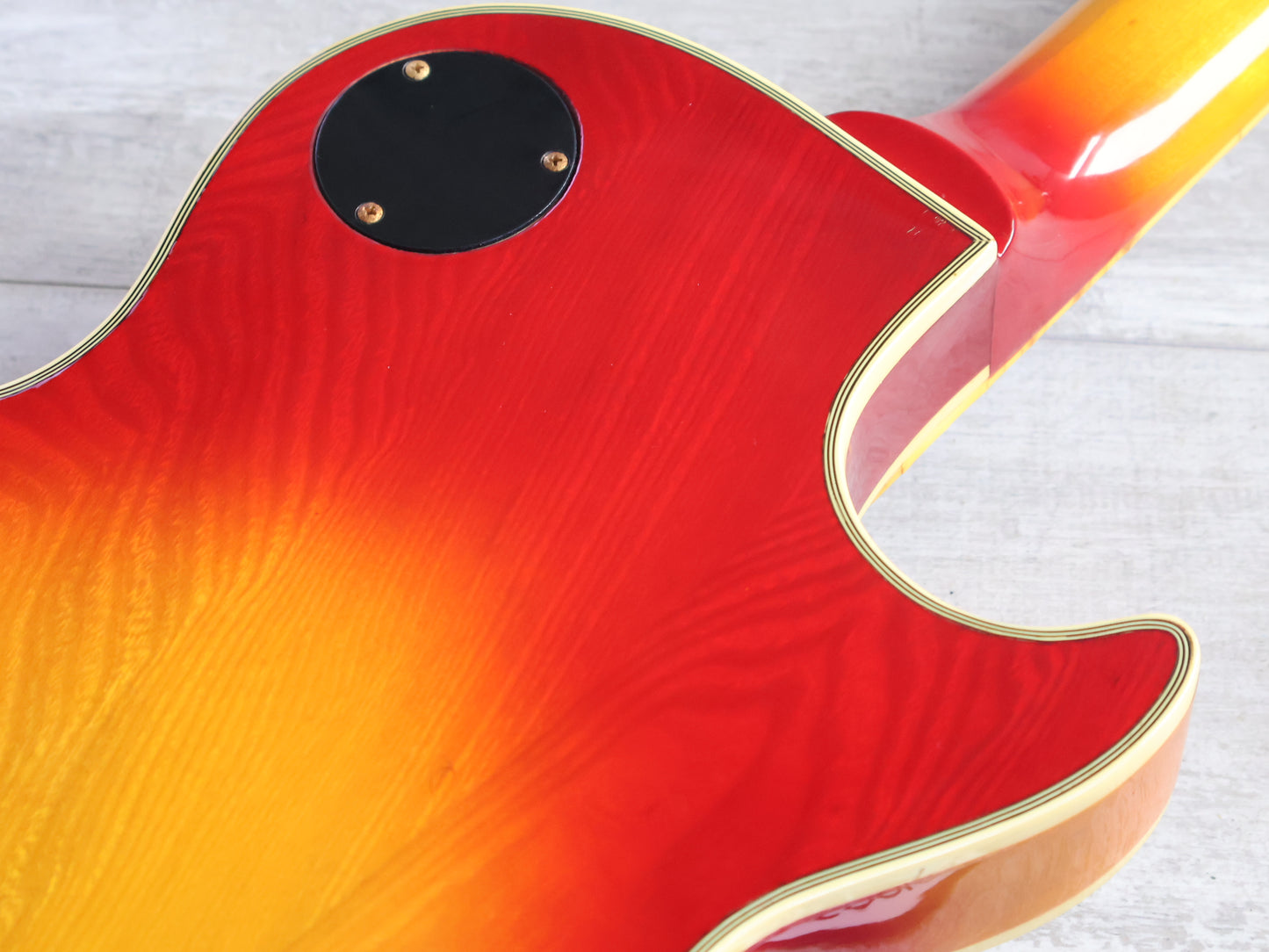 1977 Greco Japan EG-600R LH Left Handed Les Paul Custom (Cherry Sunburst)