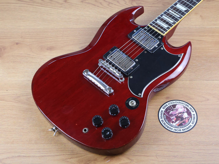 1990 Samick SG-7 Japanese Market SG Double Cutaway (Cherry Red) – Cool ...