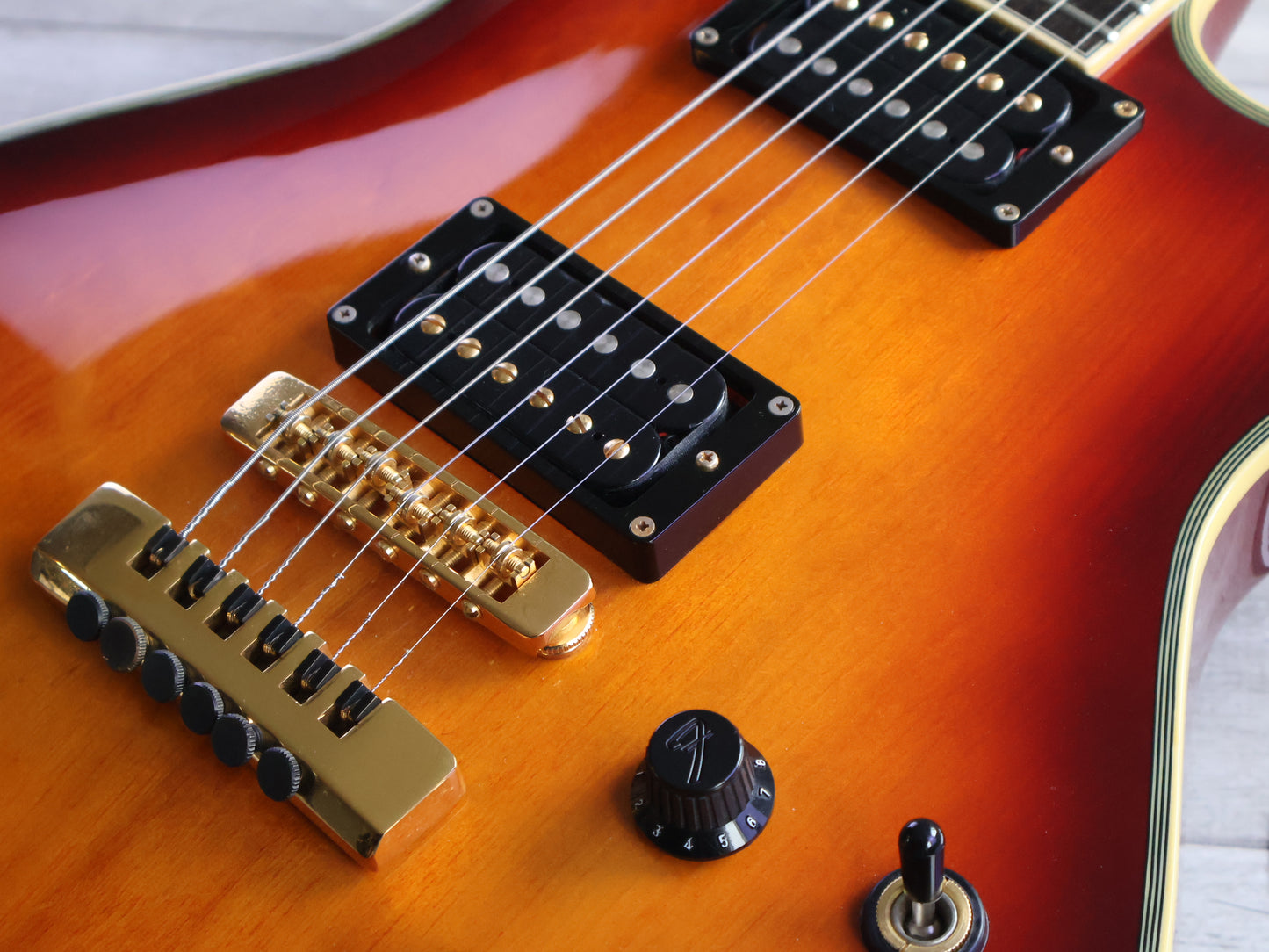 1986 Fender Japan "Master Series" Robben Ford Signature Esprit (Cherry Sunburst)
