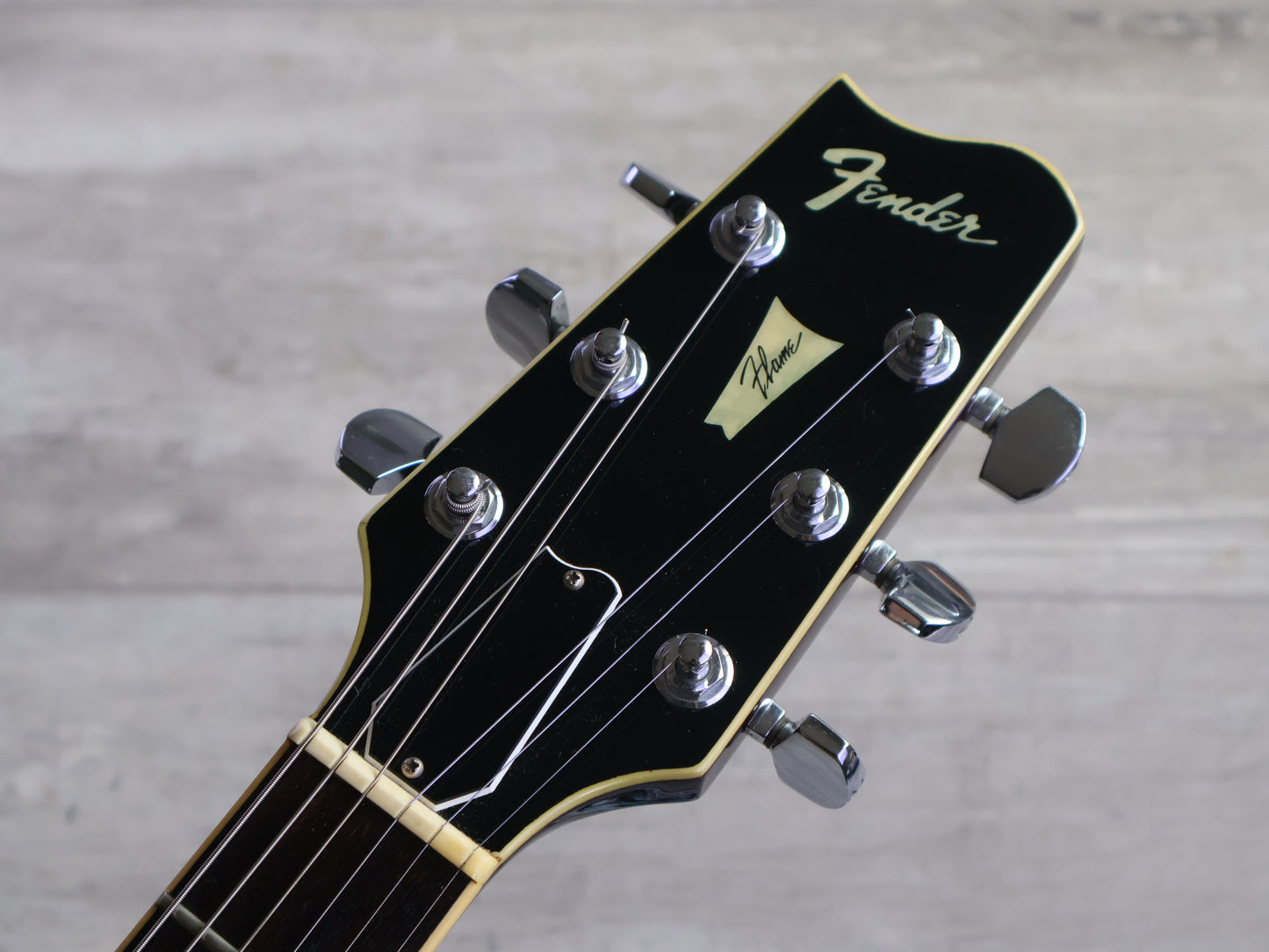 1984 Fender Japan "Master Series" Flame Double Cutaway (Brown Sunburst)