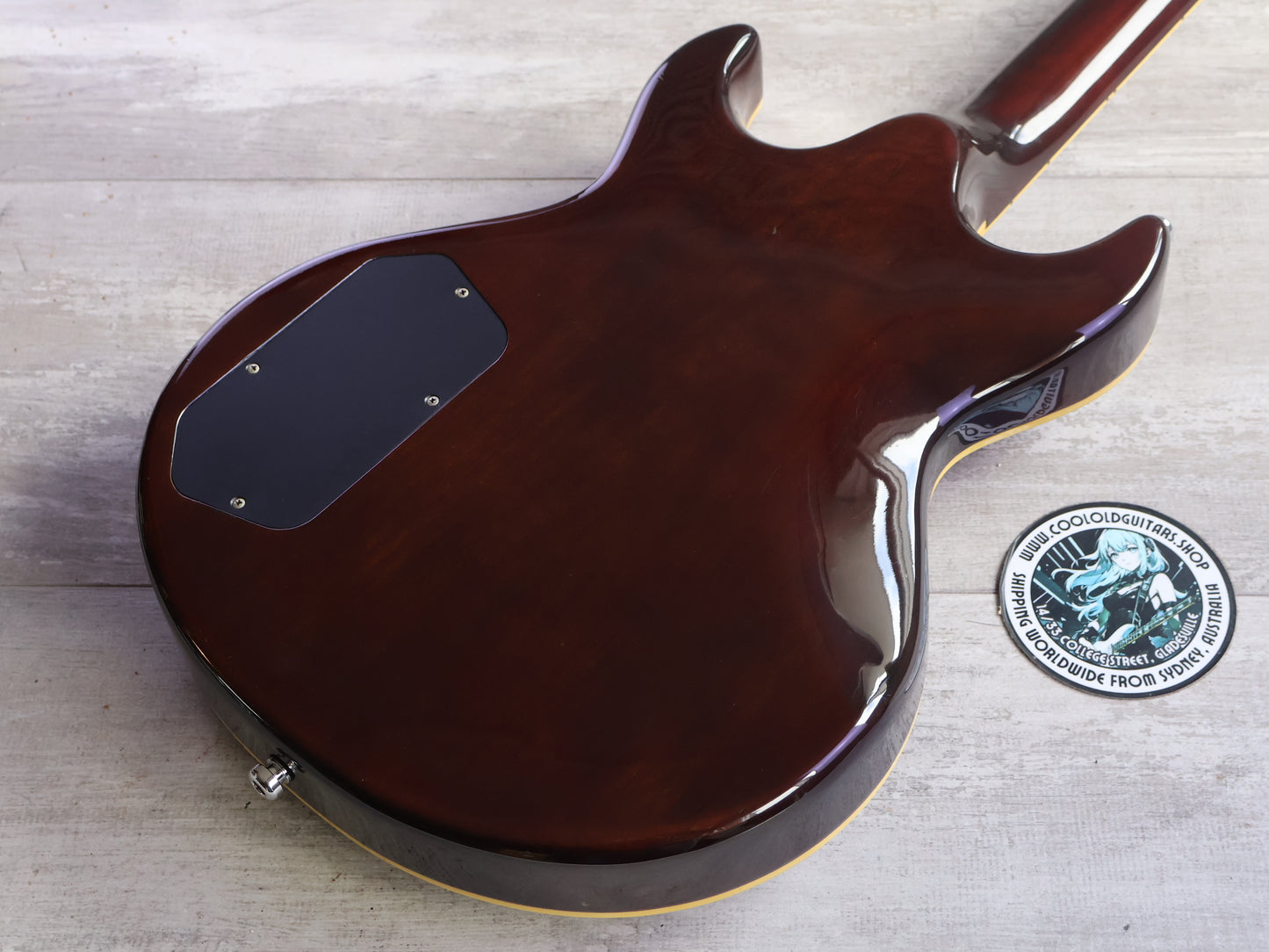 1984 Fender Japan "Master Series" Flame Double Cutaway (Brown Sunburst)