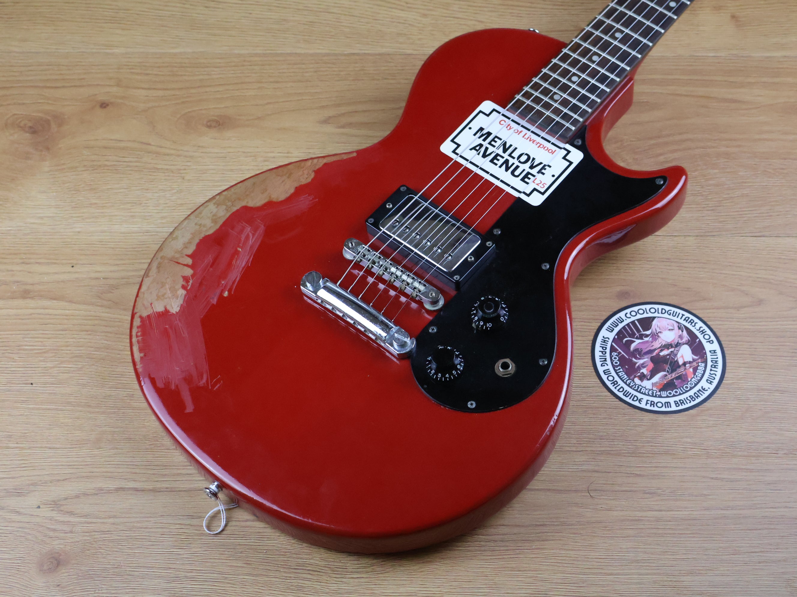 1990 Orville Japan MM-65 Melody Maker (Fire Engine Red) – Cool Old