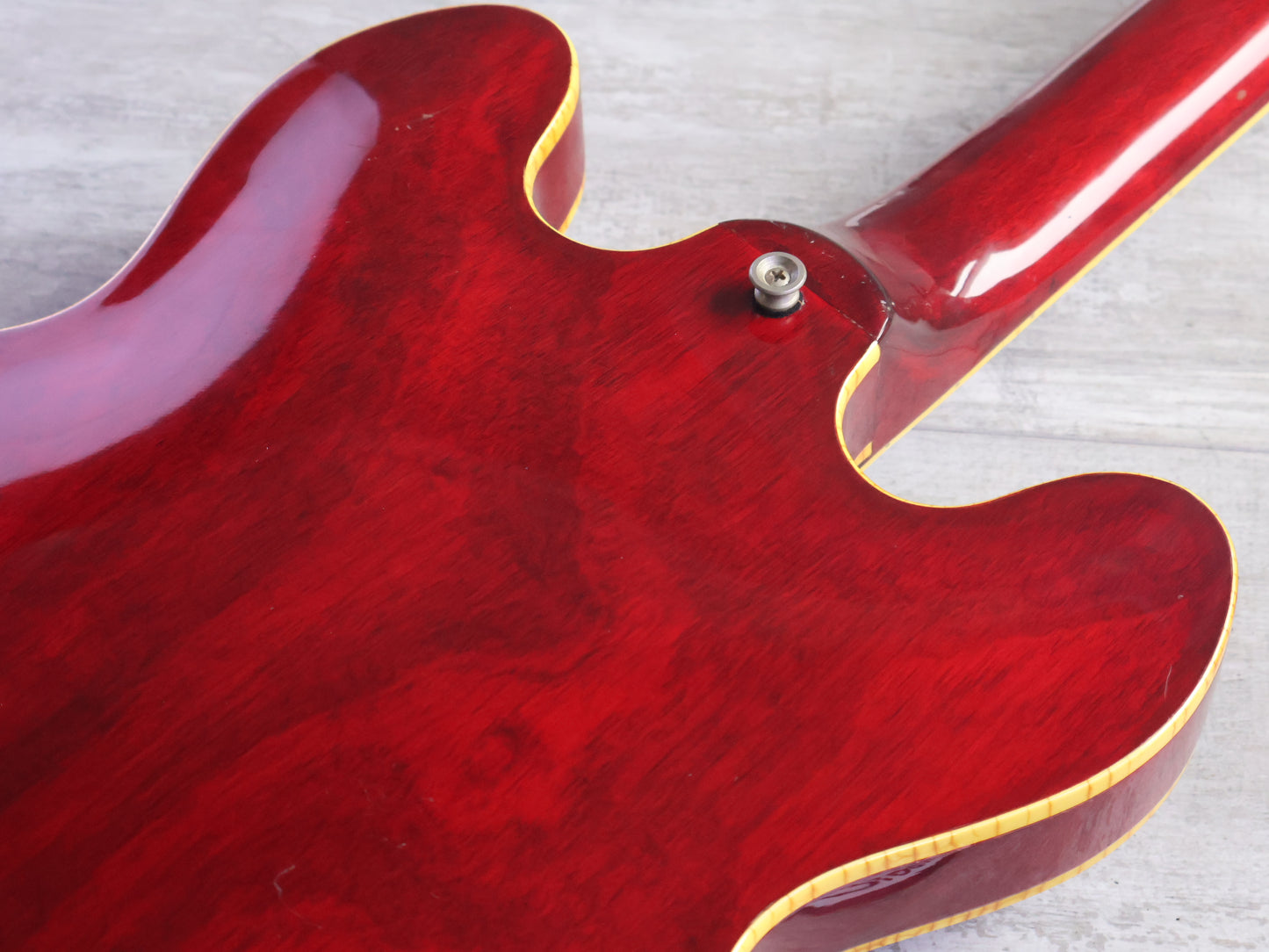1977 Greco Japan SA-550R ES-335 Hollowbody Electric Guitar (Cherry Red)