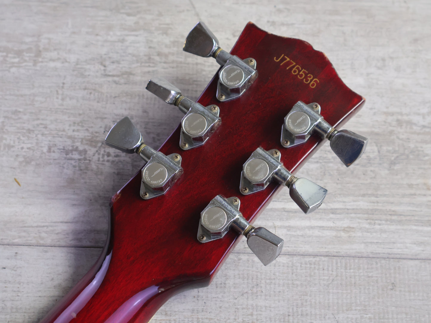 1977 Greco Japan SA-550R ES-335 Hollowbody Electric Guitar (Cherry Red)