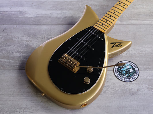 1980's Tokai Japan A-100S-GM Talbo Blazing Fire Cast Aluminium Guitar (Gold Metallic)