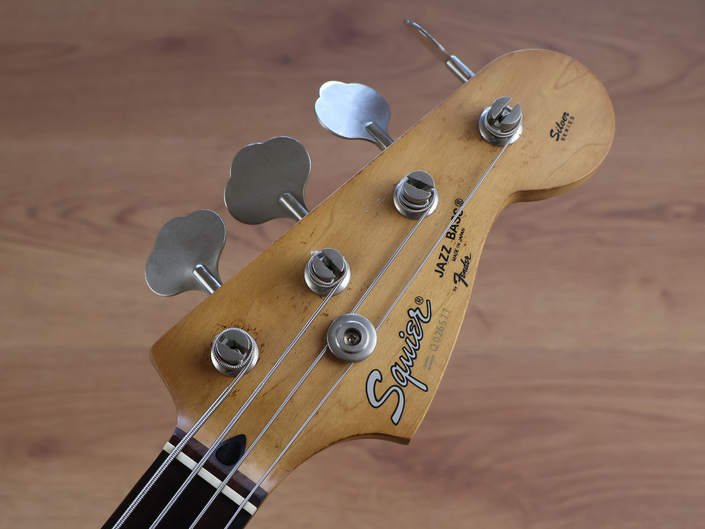 1993 Squier (by Fender Japan) Silver Series Jazz Bass (Sunburst)
