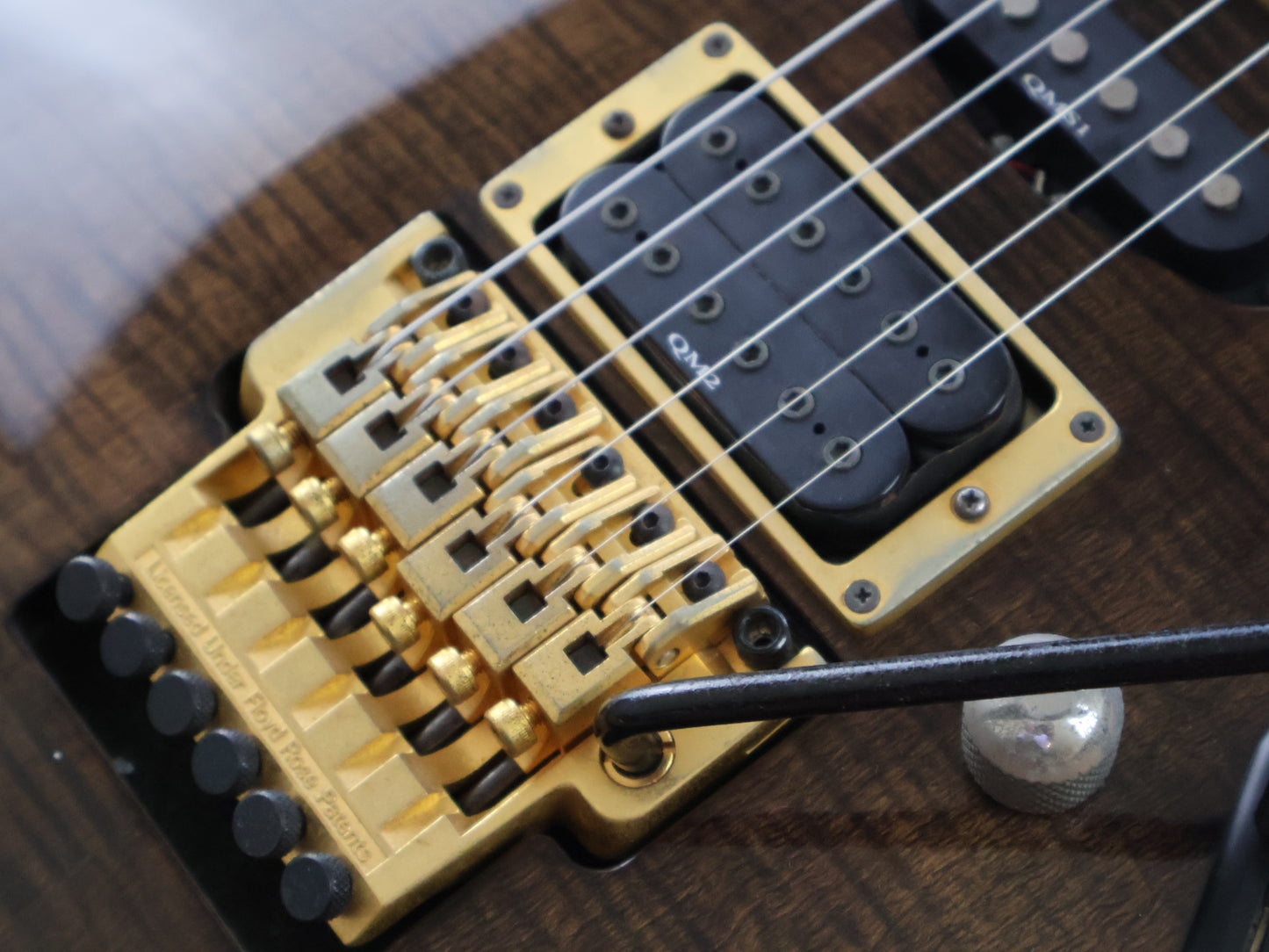 1996 Ibanez Japan S540FM SB S Series HSH Superstrat (Transparent Black Sunburst)