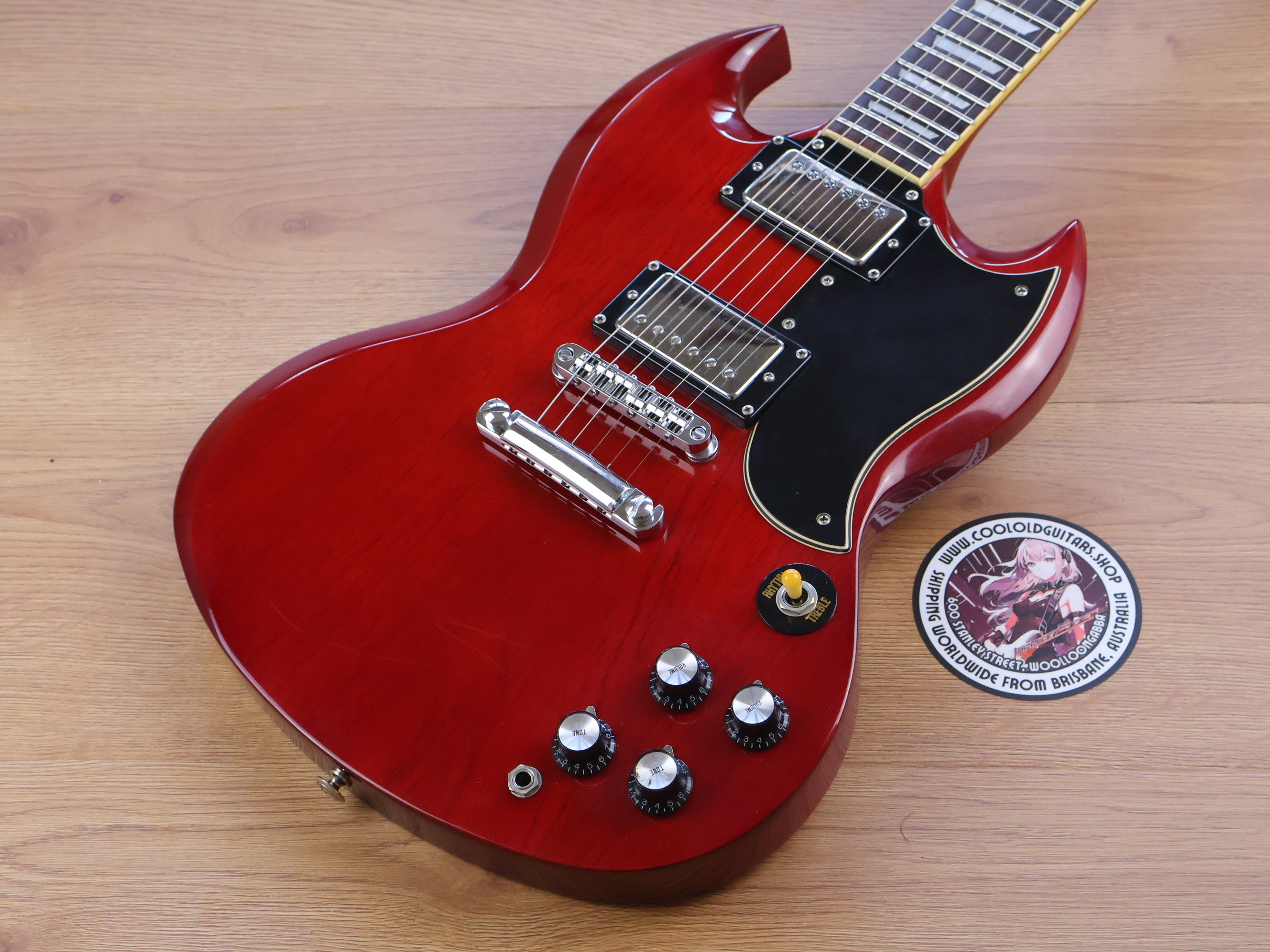 Bill's Brothers エレキギター レッド 1990's Bill's Brothers '62 SG Double Cutaway (Cherry Red) – Cool