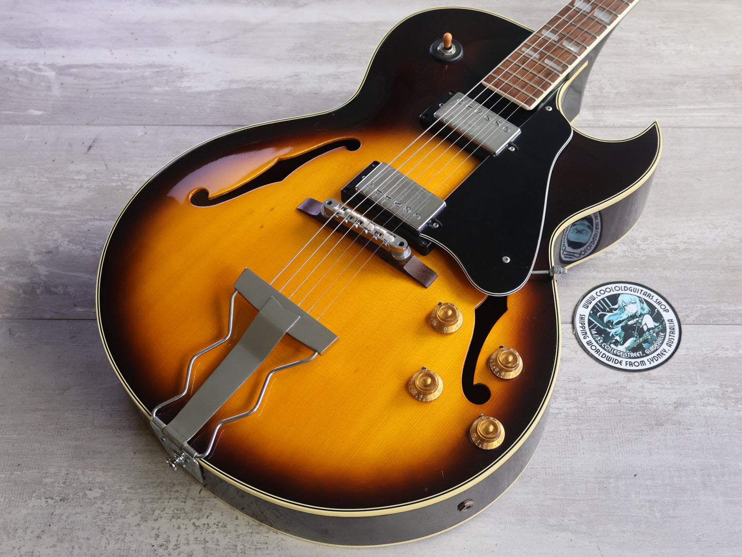 1974 Greco Japan S-50 ES-175 Hollowbody Jazzbox (Brown Sunburst)
