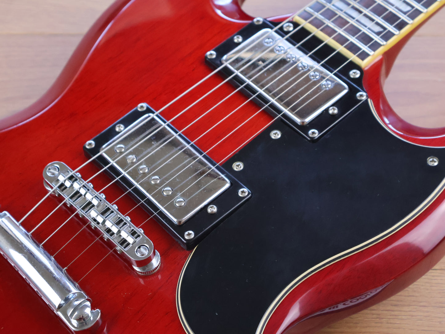 1990's Bill's Brothers '62 SG Double Cutaway (Cherry Red)