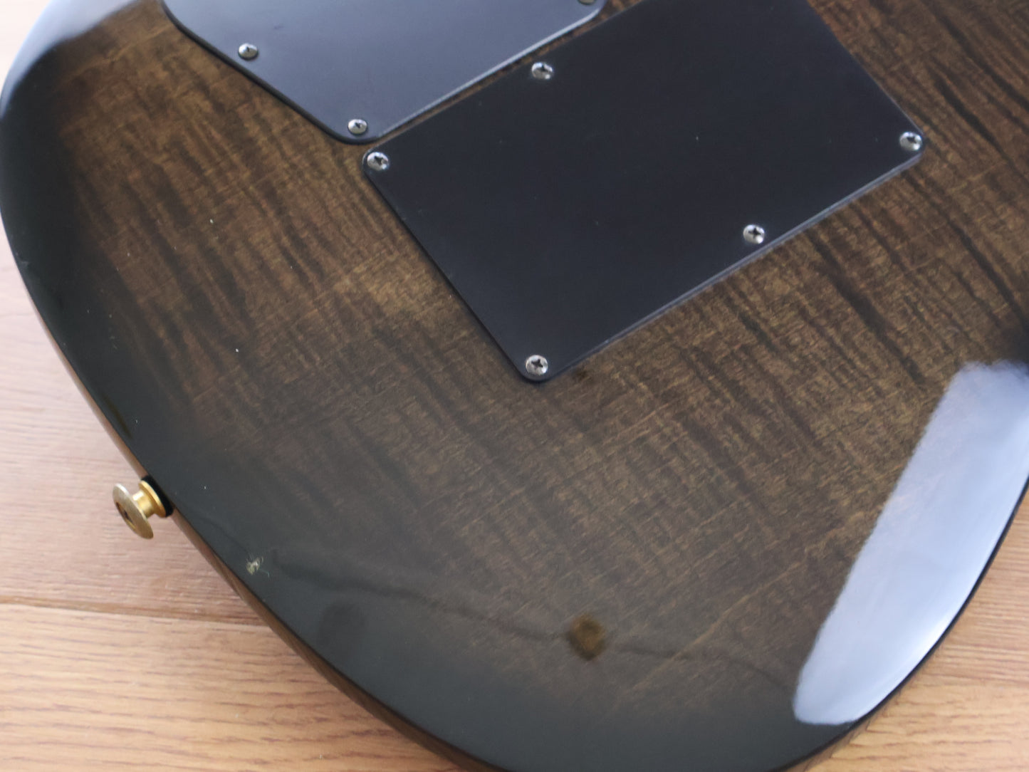 1996 Ibanez Japan S540FM SB S Series HSH Superstrat (Transparent Black Sunburst)