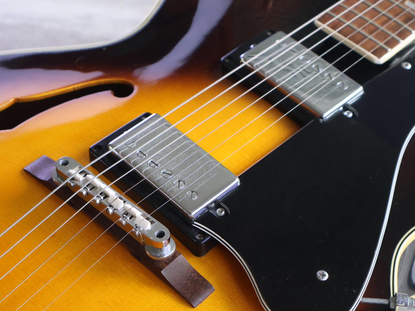 1974 Greco Japan S-50 ES-175 Hollowbody Jazzbox (Brown Sunburst)