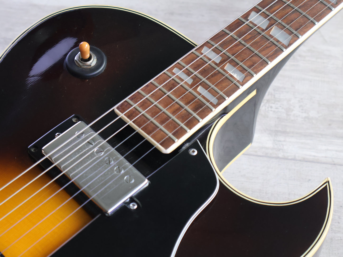 1974 Greco Japan S-50 ES-175 Hollowbody Jazzbox (Brown Sunburst)